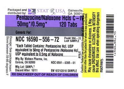 Pentazocine-naloxone 50mg 0-5mg Label Image (Pentazocine Naloxone 50mg 0 5mg Label)